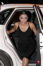 EVA LONGORIA Arrives at Babylon Restaurant in Marbella