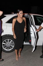 EVA LONGORIA Arrives at Babylon Restaurant in Marbella