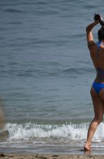 EVA LONGORIA in Bikini at a Beach in Marbella 07/03/2015