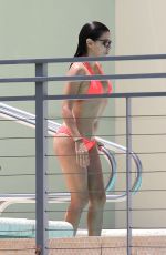 EVA LONGORIA in Bikini at a Pool at Her Hotel in Miami 06/30/2015
