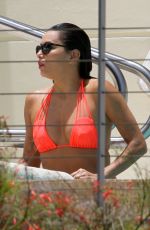 EVA LONGORIA in Bikini at a Pool at Her Hotel in Miami 06/30/2015