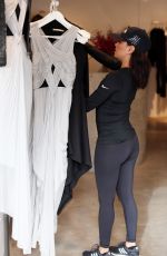 EVA LONGORIA in Tights Out Shopping in Sydney 7/20/2015