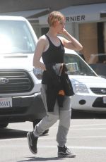 EVAN RACHEL WOOD Out and About in Beverly Hills 07/14/2015