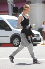 EVAN RACHEL WOOD Out and About in Beverly Hills 07/14/2015