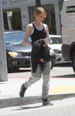 EVAN RACHEL WOOD Out and About in Beverly Hills 07/14/2015