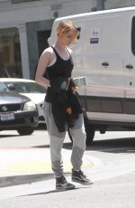 EVAN RACHEL WOOD Out and About in Beverly Hills 07/14/2015