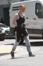 EVAN RACHEL WOOD Out and About in Beverly Hills 07/14/2015