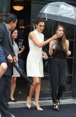 GAL GADOR Leaves Her Hotel in New York 07/14/2015