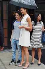 GAL GADOR Leaves Her Hotel in New York 07/14/2015