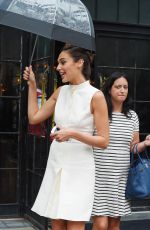 GAL GADOR Leaves Her Hotel in New York 07/14/2015