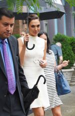 GAL GADOR Leaves Her Hotel in New York 07/14/2015