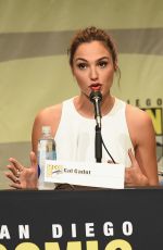 GAL GADOT at Warner Bros Panel at Comic-con in San Diego