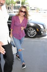 GIADA DE LAURENTIIS Arrives at LAX Airport in Los Angeles 07/19/2015