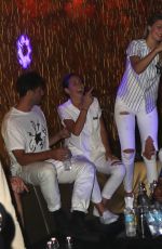 GIGI HADID and Joe Jonas at 1Oak Nightclub in New York 07/19/2015