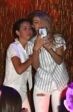 GIGI HADID and Joe Jonas at 1Oak Nightclub in New York 07/19/2015