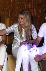GIGI HADID and Joe Jonas at 1Oak Nightclub in New York 07/19/2015