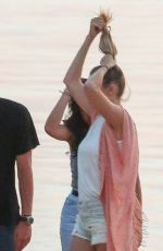 GIGI HADID at a Beach on Shelter Island 07/07/2015