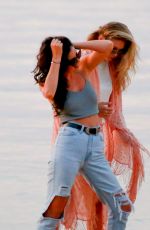 GIGI HADID at a Beach on Shelter Island 07/07/2015