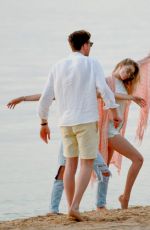 GIGI HADID at a Beach on Shelter Island 07/07/2015