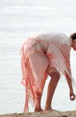 GIGI HADID at a Beach on Shelter Island 07/07/2015