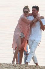 GIGI HADID at a Beach on Shelter Island 07/07/2015