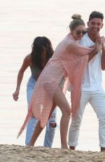 GIGI HADID at a Beach on Shelter Island 07/07/2015