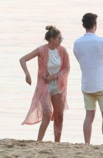 GIGI HADID at a Beach on Shelter Island 07/07/2015