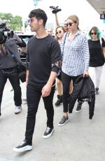 GIGI HADID at Los Angeles International Airport 07/20/2015