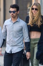 GIGI HADID Out and About in New York 07/11/2015