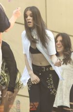HAILEE STEINFELD on the Set of Love Myself Music Video in Los Angeles 07/22/2015