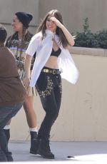 HAILEE STEINFELD on the Set of Love Myself Music Video in Los Angeles 07/22/2015