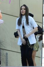 HAILEE STEINFELD on the Set of Love Myself Music Video in Los Angeles 07/22/2015