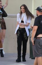 HAILEE STEINFELD on the Set of Love Myself Music Video in Los Angeles 07/22/2015