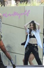 HAILEE STEINFELD on the Set of Love Myself Music Video in Los Angeles 07/22/2015