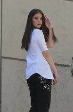 HAILEE STEINFELD on the Set of Love Myself Music Video in Los Angeles 07/22/2015