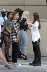 HAILEE STEINFELD on the Set of Love Myself Music Video in Los Angeles 07/22/2015