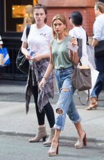 HAILEY and IRELAND BALDWIN Out Shopping in New York 07/28/2015