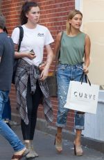 HAILEY and IRELAND BALDWIN Out Shopping in New York 07/28/2015