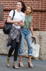 HAILEY and IRELAND BALDWIN Out Shopping in New York 07/28/2015