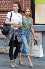 HAILEY and IRELAND BALDWIN Out Shopping in New York 07/28/2015