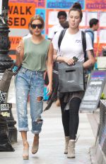 HAILEY and IRELAND BALDWIN Out Shopping in New York 07/28/2015