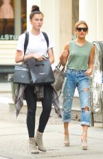 HAILEY and IRELAND BALDWIN Out Shopping in New York 07/28/2015