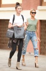 HAILEY and IRELAND BALDWIN Out Shopping in New York 07/28/2015