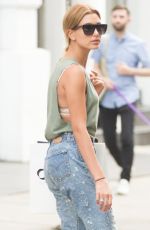 HAILEY and IRELAND BALDWIN Out Shopping in New York 07/28/2015