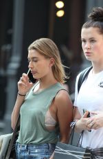 HAILEY and IRELAND BALDWIN Out Shopping in New York 07/28/2015