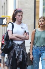 HAILEY and IRELAND BALDWIN Out Shopping in New York 07/28/2015