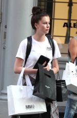 HAILEY and IRELAND BALDWIN Out Shopping in New York 07/28/2015