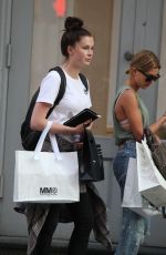 HAILEY and IRELAND BALDWIN Out Shopping in New York 07/28/2015