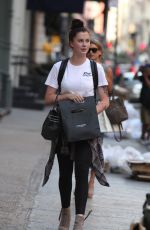 HAILEY and IRELAND BALDWIN Out Shopping in New York 07/28/2015