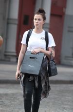 HAILEY and IRELAND BALDWIN Out Shopping in New York 07/28/2015